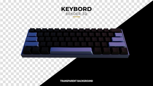 PSD 3d keybord dark and pink texture hign quality render