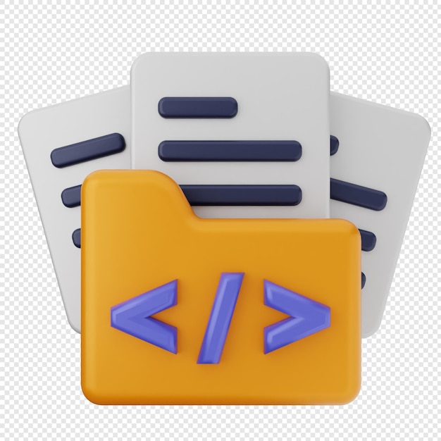 3D klasör file simgesi