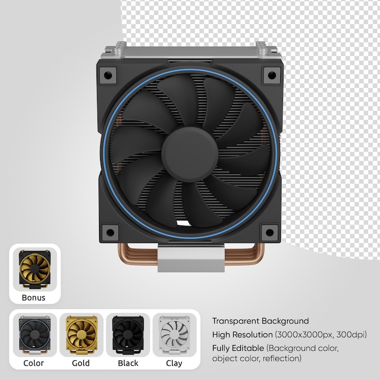 PSD 3d-koeler met radiator