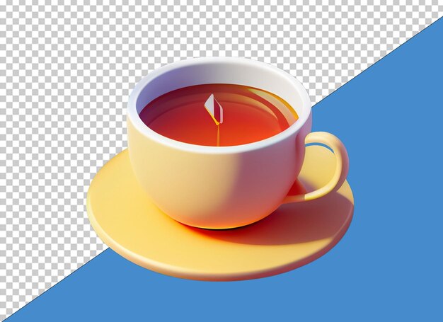 PSD 3d koffiekop png