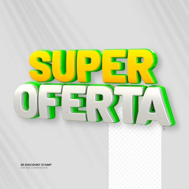 3d label super aanbiedingen voor compositie in brazilië
