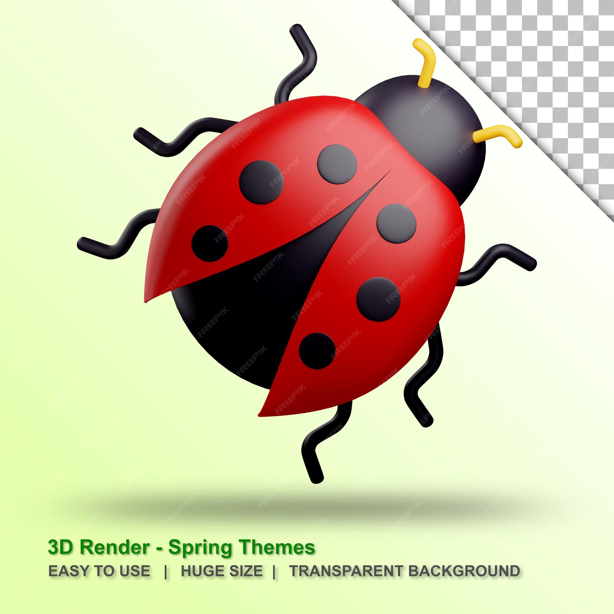 Lady Bug PNG, Vector, PSD, and Clipart With Transparent Background for Free  Download