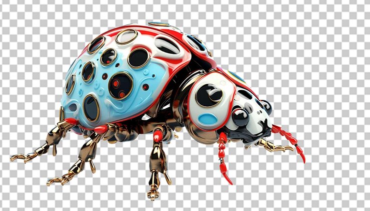 PSD a 3d ladybug
