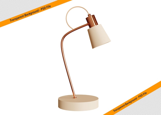 PSD 3d lamp design for interior and furniture needs