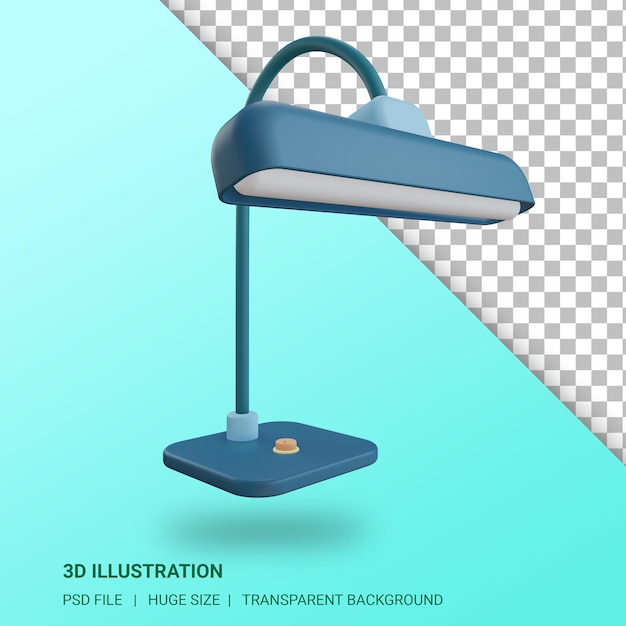 3d Lampa Studyjna Ilustracja Z Przezroczystym Tłem