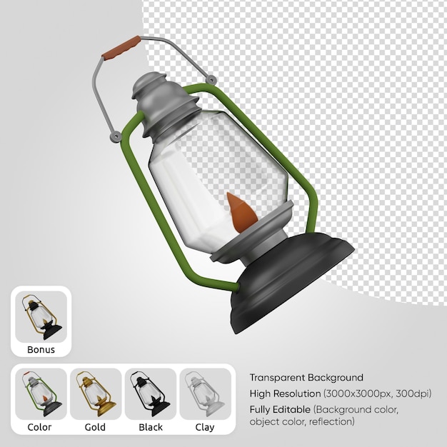 3d lantern