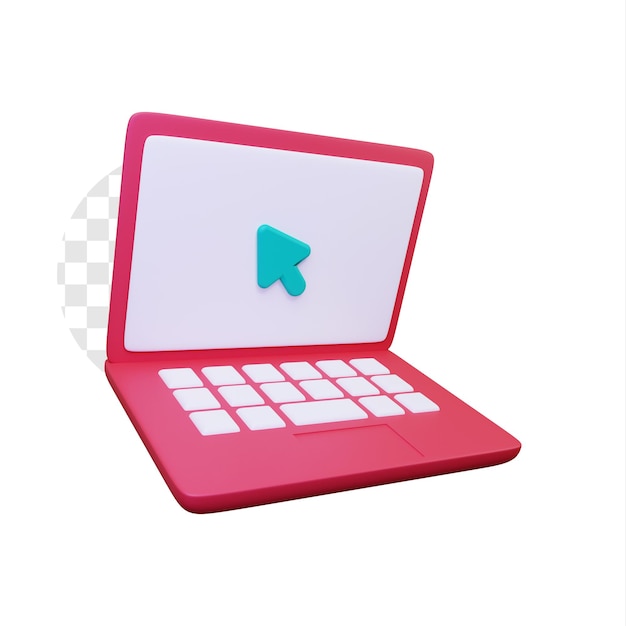 PSD 3d laptop icon