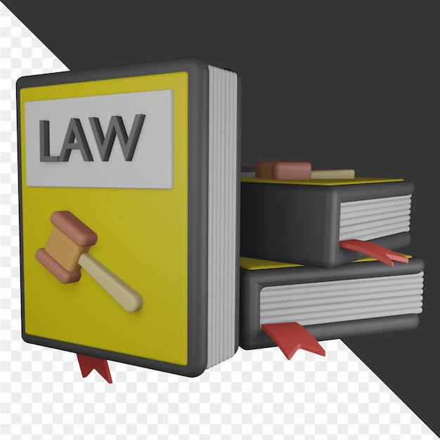 PSD 3d law illustrations
