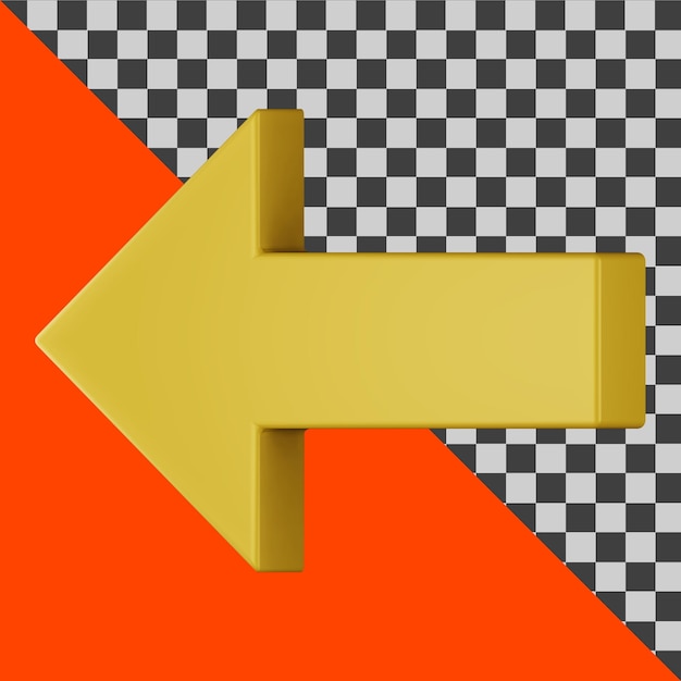 3d left arrow