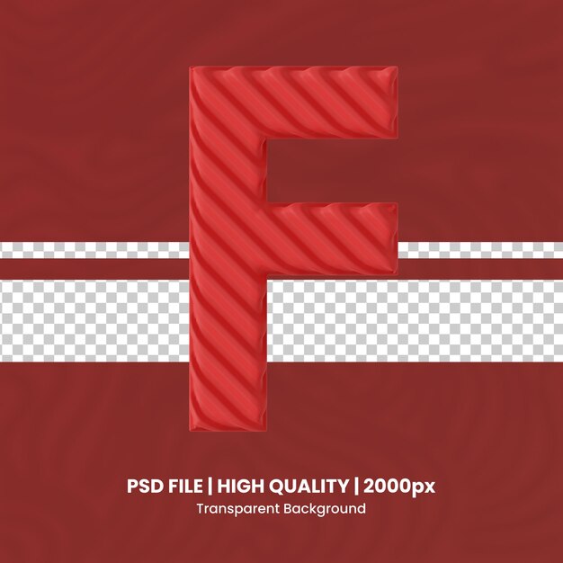 3d letter f