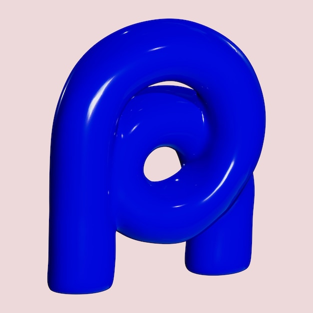 3D Letter R