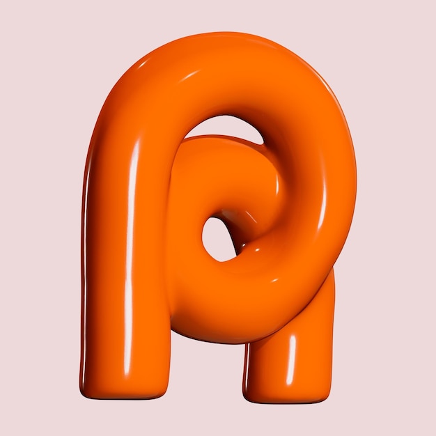 3D Буква R