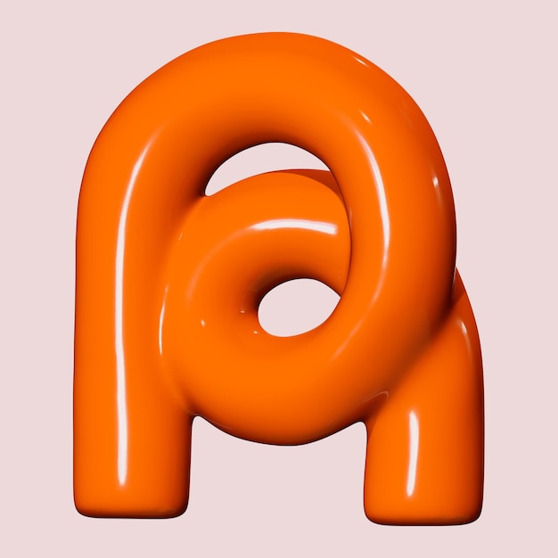 3D Буква R