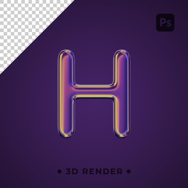 PSD 3d letter