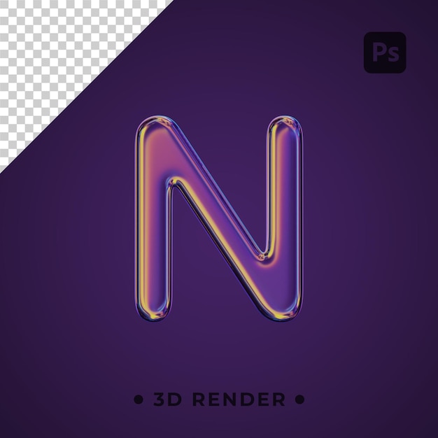 PSD 3d 편지