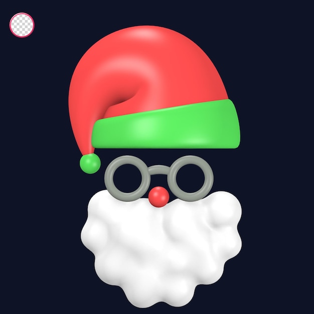 PSD 3d leuk pictogram de winterkerstmis