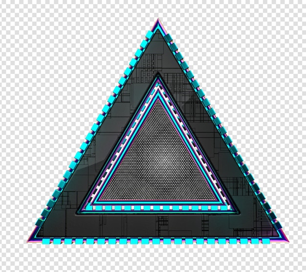 PSD 3d lichtgevend paneelelement voor compositie