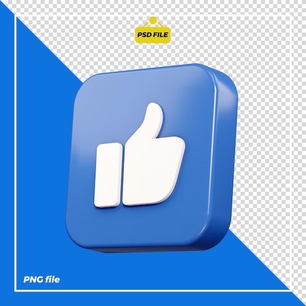 3d like icon