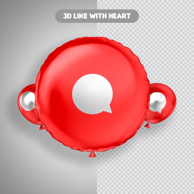 3d like instagram rendering