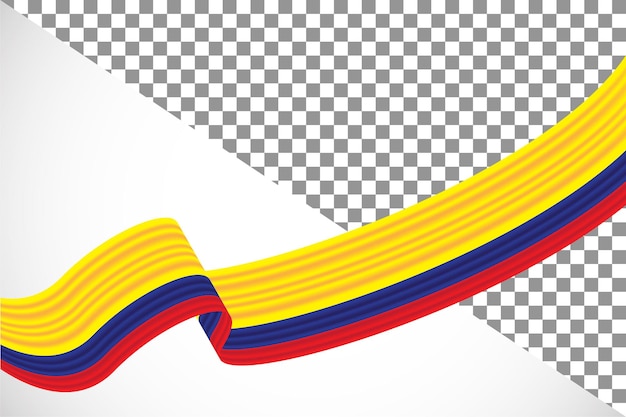 PSD 3d lint van de colombiaanse vlag35