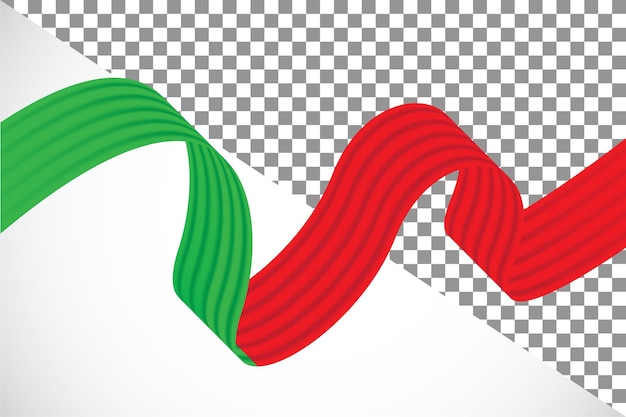 PSD 3d lint van de portugese vlag25