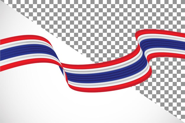 PSD 3d lint van de thaise vlag40