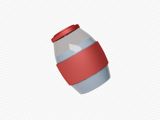 3d liquid jar icon