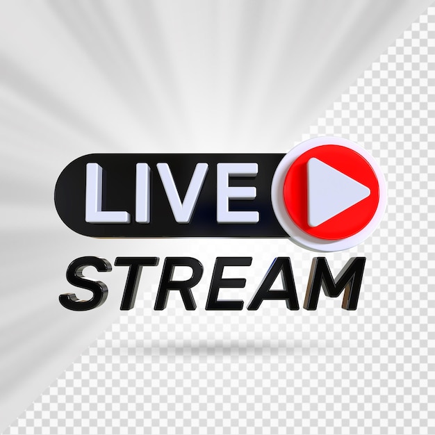 Elementi di streaming live 3d