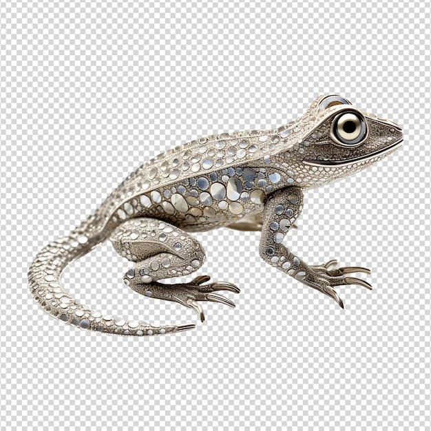 PSD 3d lizard: 투명한 배경에 고립된 png