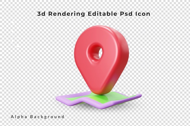 3d location icon