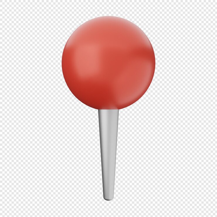 PSD 3d 위치 마크 핀 gps 지도
