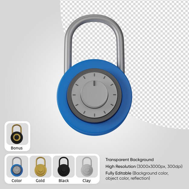 PSD 3d lock