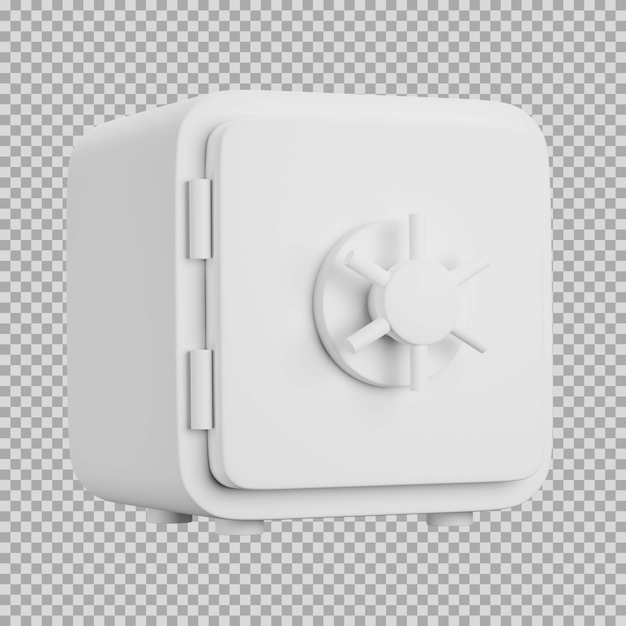 PSD 3d locker dynamic clay icon