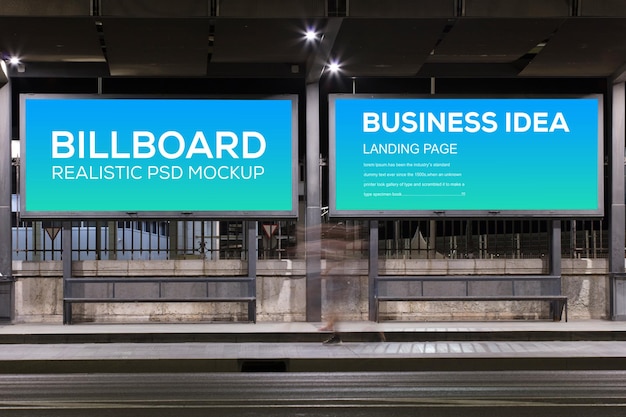 PSD 3d logo-billboard8