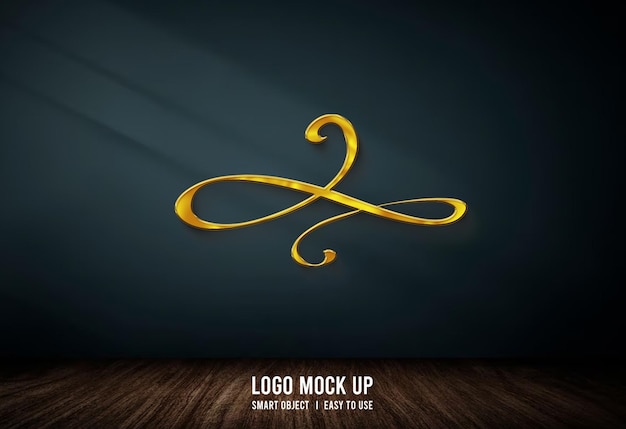 PSD logo 3d e mockup di icone