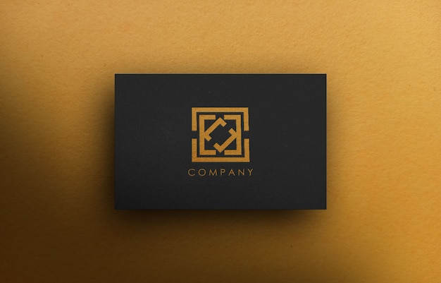 3d logo mockup for business company