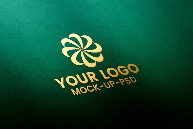 PSD 3d logo mockup