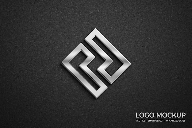 PSD modello di logo 3d