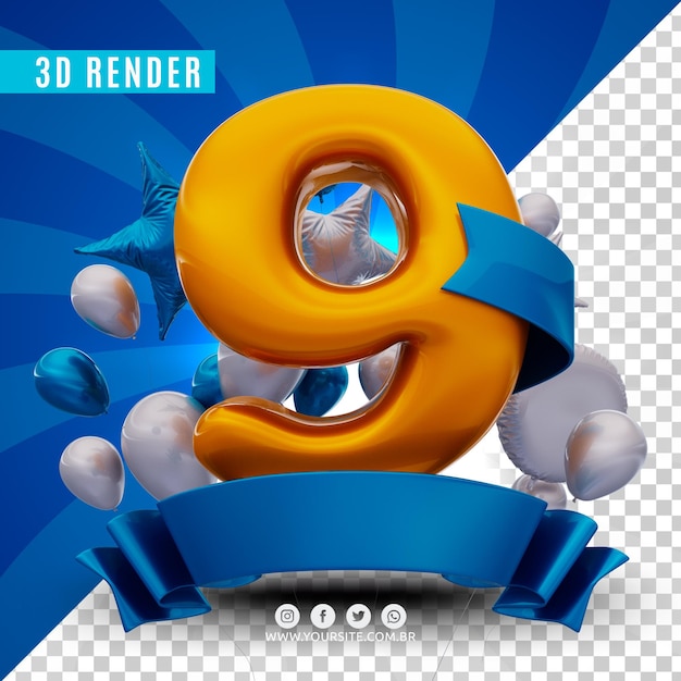 3d Logo Urodzinowe Dla Firm I Wydarzeń