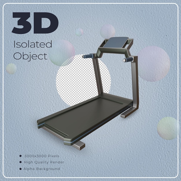 PSD 3d-loopband geïsoleerd object met hoge kwaliteit render