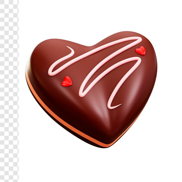 3d love chocolate