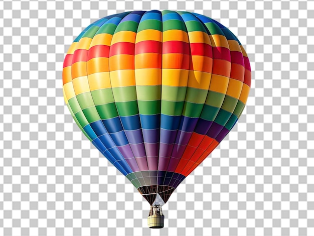 PSD 3d-luchtballon geïsoleerd op een doorzichtige achtergrond