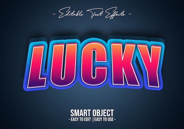 3D-Lucky-Text-Style-Effect