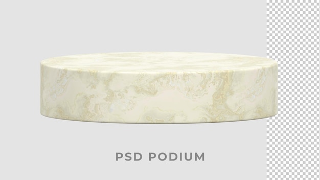 3D luxe abstract patroon marmeren podium