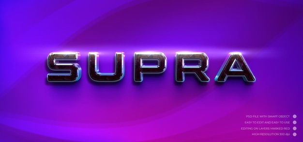 3D luxe tekst vetgedrukte titel bewerkbare lettertypestijl