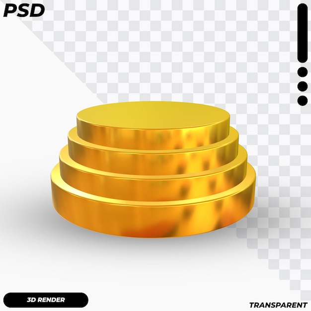 3d luxury podium