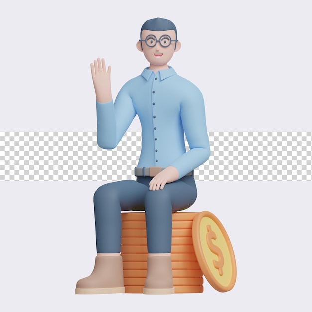 3d male cartoon character