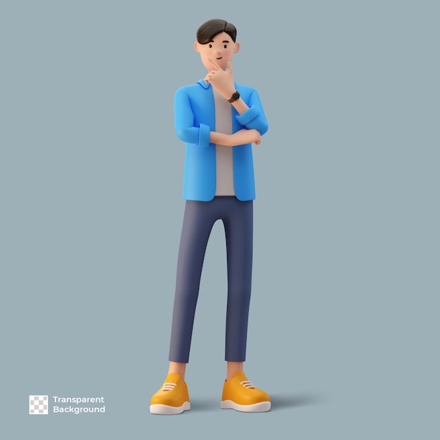 3d male cartoon character