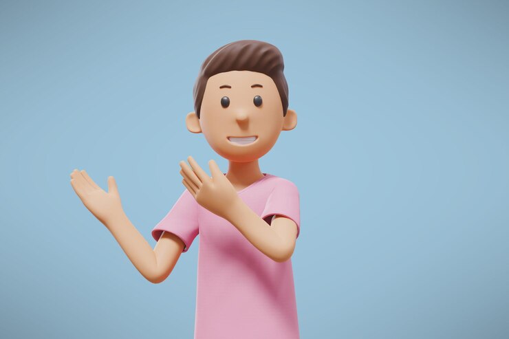 PSD 3d man 3d redering 3dillustration