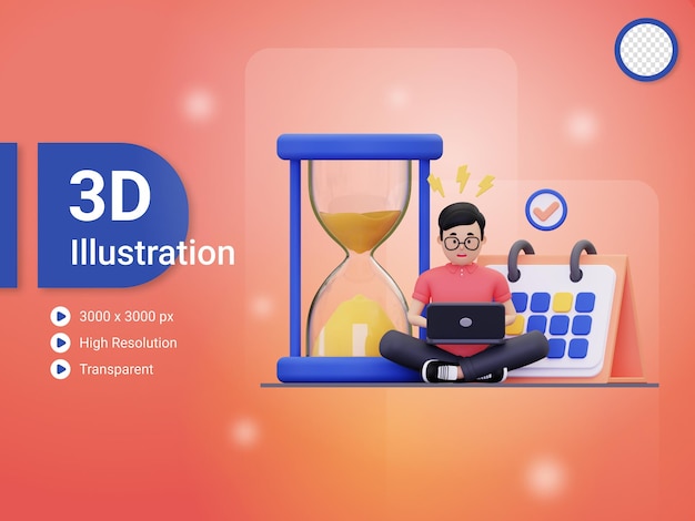 3D Man druk werkschema